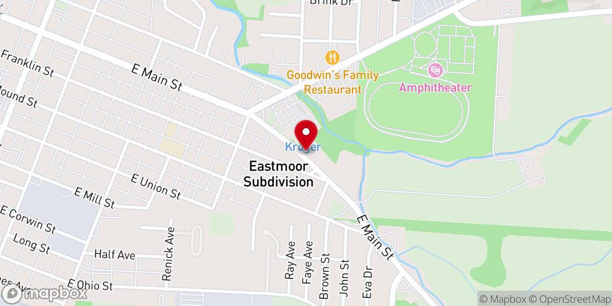 Map showing location of Grace Church