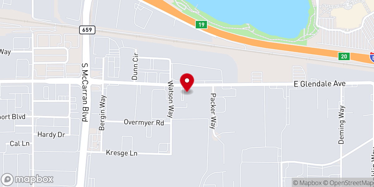 Map showing location of Iglesia reno