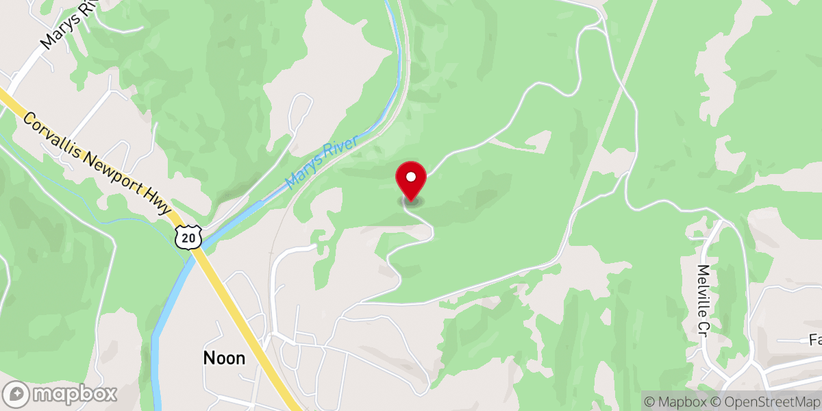 Map showing location of Heart of the Valley House of Prayer