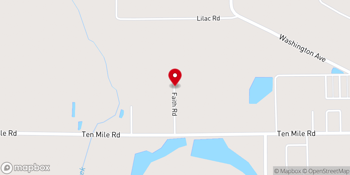 Map showing location of Fitzgerald Full Gospel Church