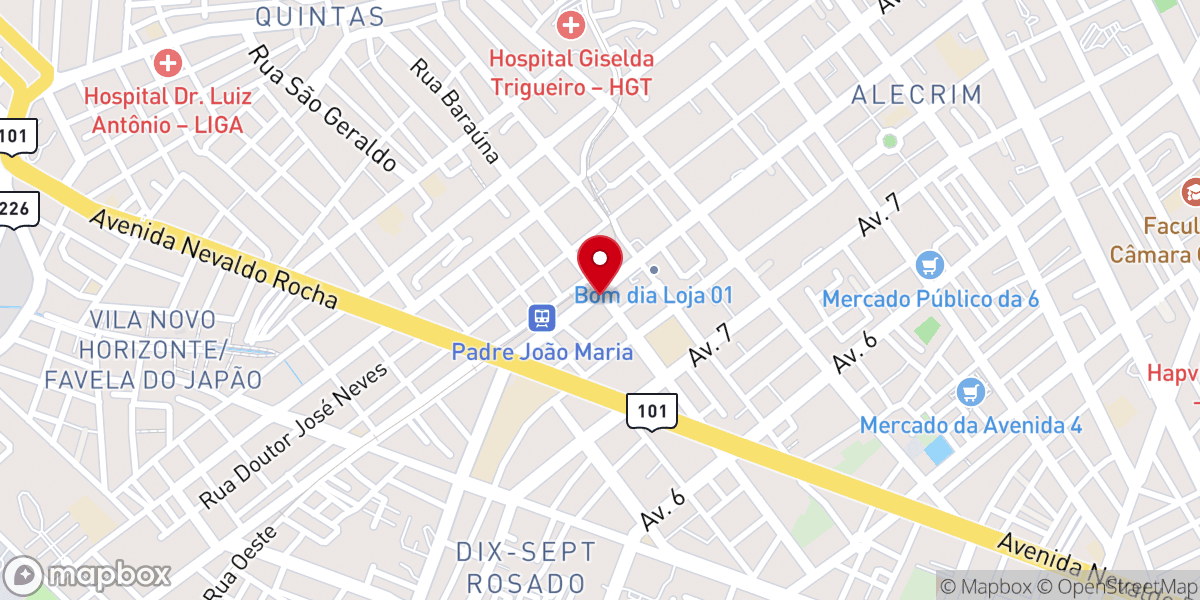 Map showing location of Igreja Universal do Reino de Deus l - Catedral da Fé
