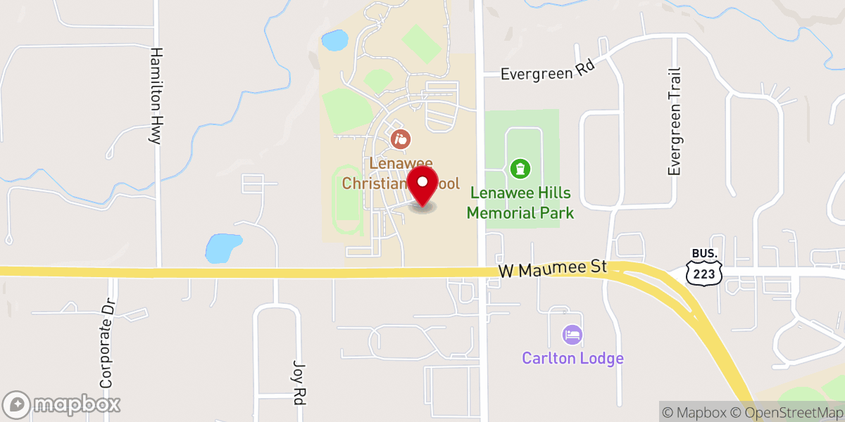 Map showing location of The Christian Family Centre