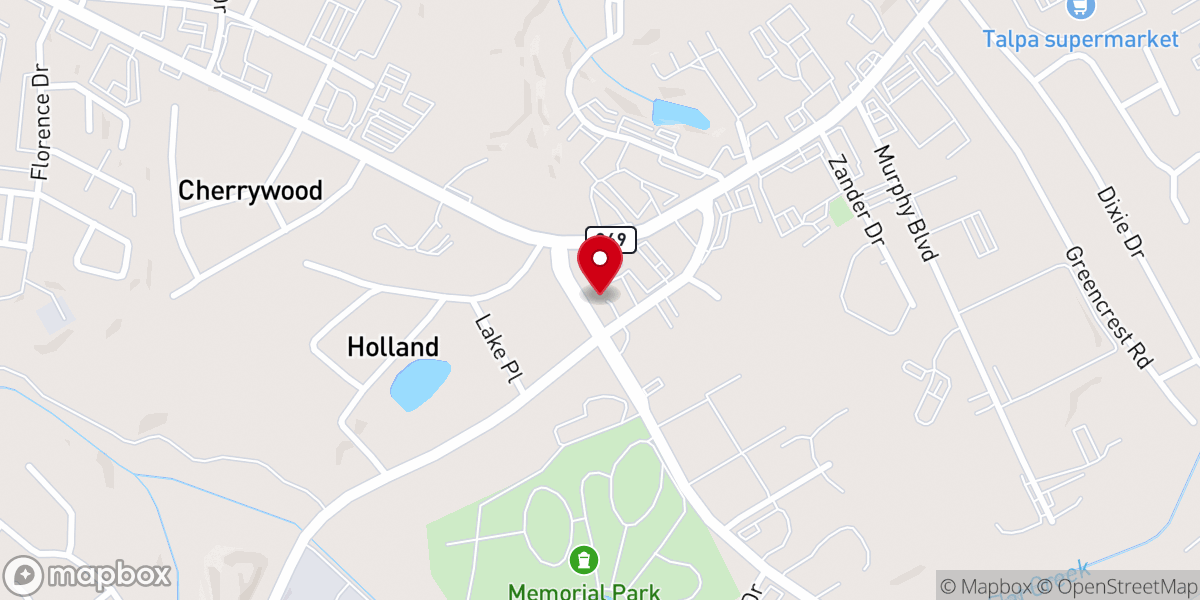 Map showing location of Memorial Park Church