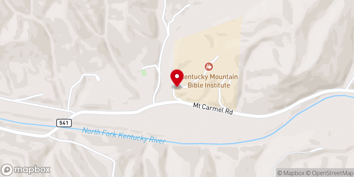 Map showing location of Helen Matthews Luce Chapel