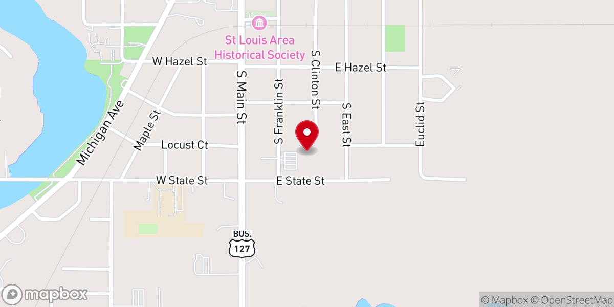 Map showing location of Nativity Of The Lord Parish Center (Office)