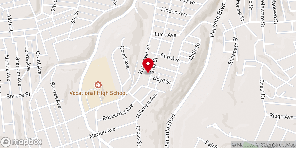 Map showing location of Newness of Life Ministries