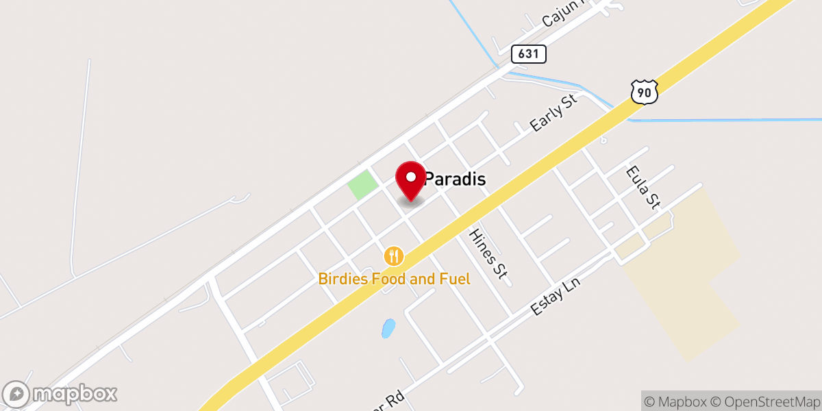 Map showing location of St Andrews Episcopal Church