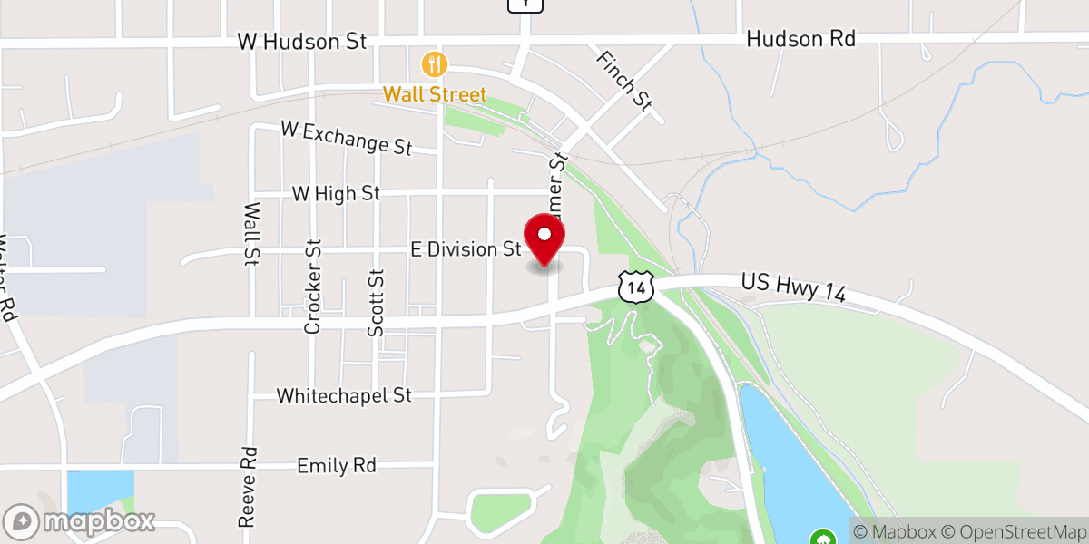 Map showing location of St. Barnabas Catholic Church - Holy Cross Parish