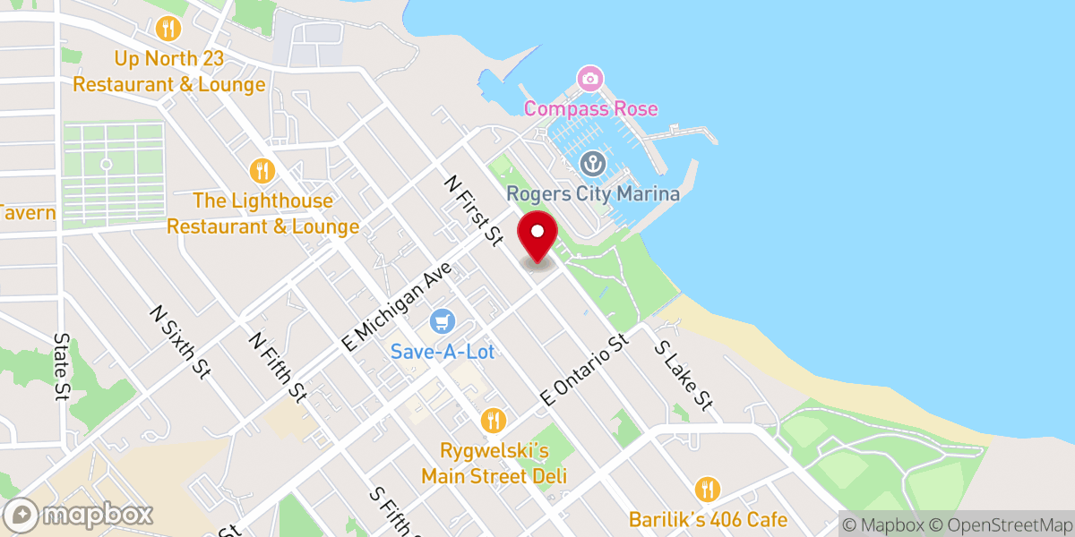 Map showing location of St Luke's Episcopal Church