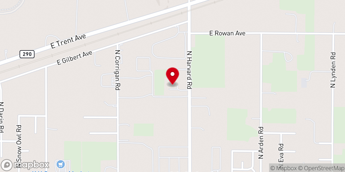 Map showing location of Fathers House Spokane Church