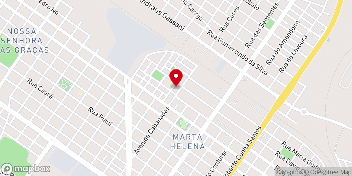 Map showing location of Capela São José Operário