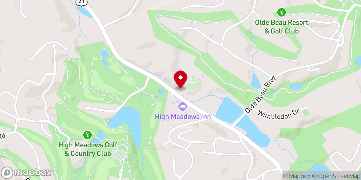 Map showing location of Antioch Methodist Church