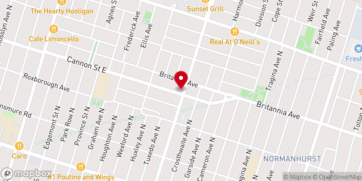 Map showing location of Our Lady of Vietnam Church