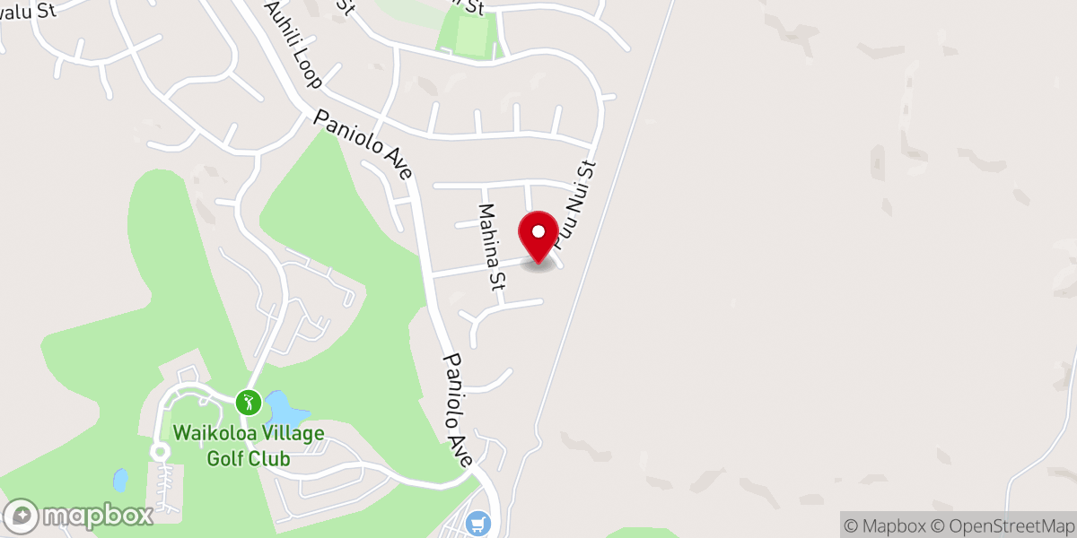 Map showing location of Waikoloa Family Ministries