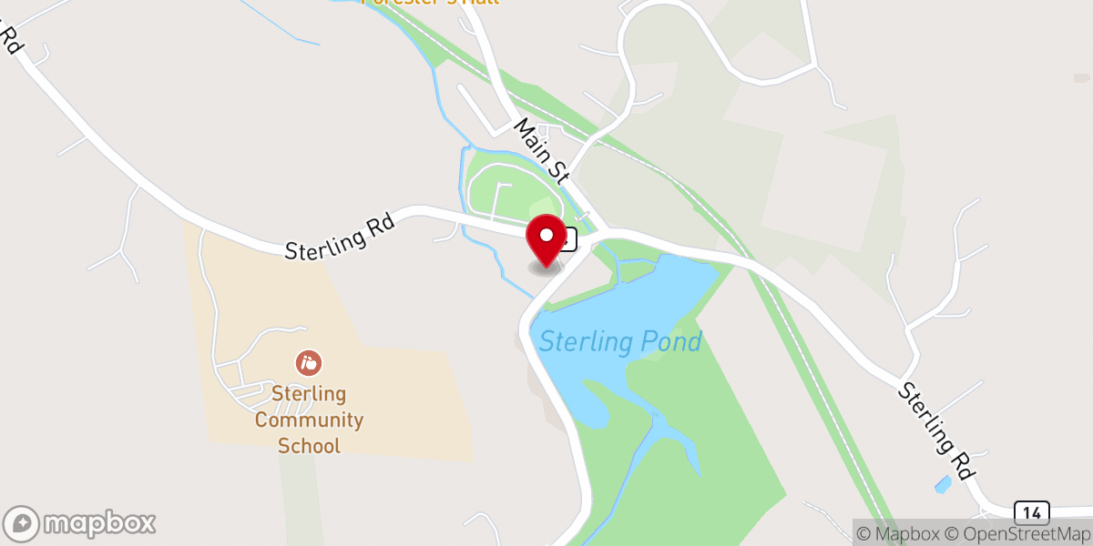 Map showing location of Sterling Full Gospel Community Church