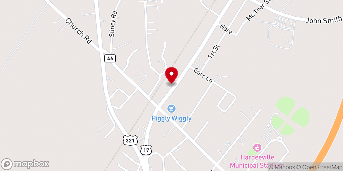 Map showing location of Saint Anthony Mission Catholic Church: Main Church