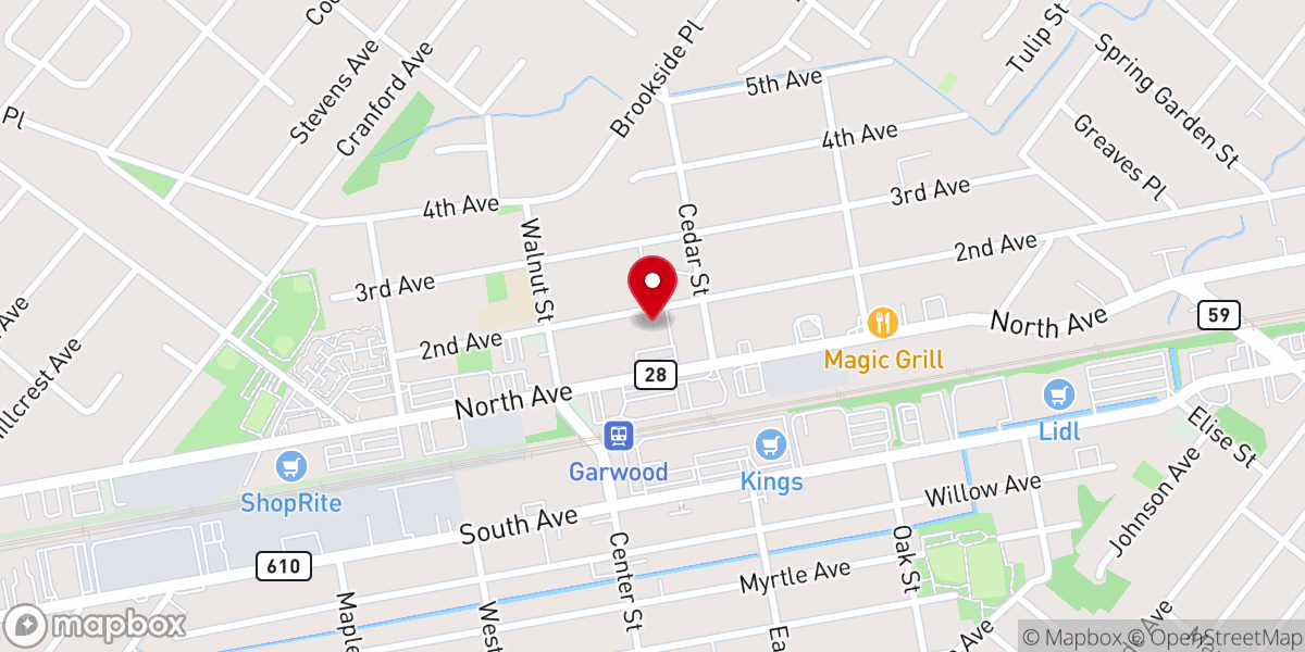 Map showing location of Church of St. Anne Religous Ed