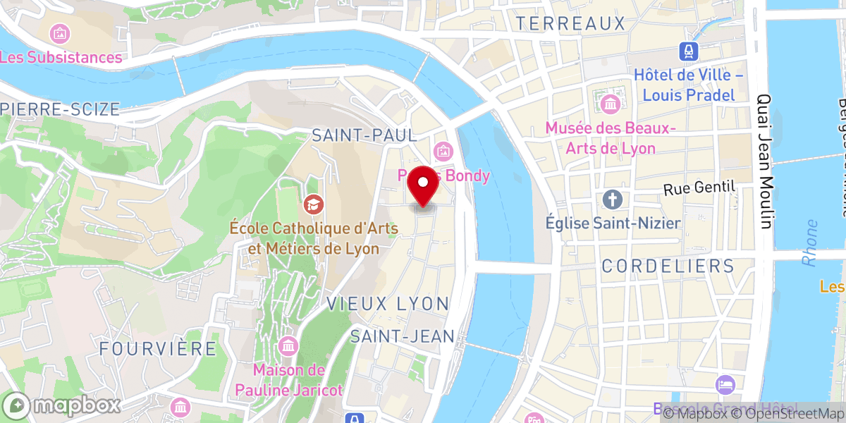 Map showing location of Temple du Change