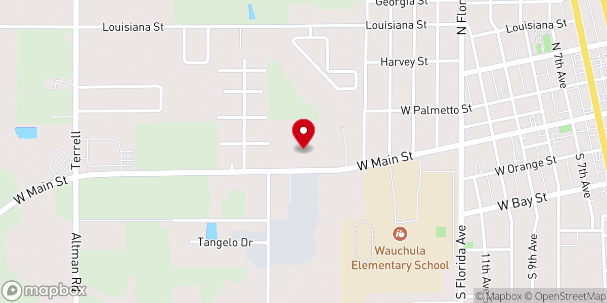 Map showing location of Heartland Community Church