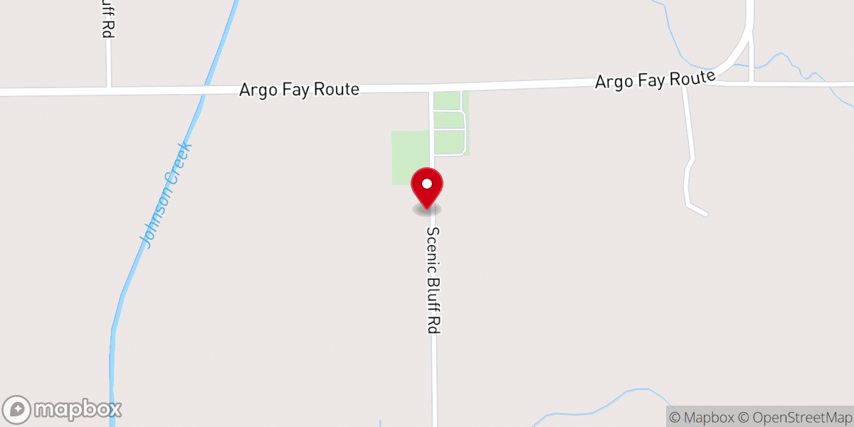 Map showing location of York Baptist Church