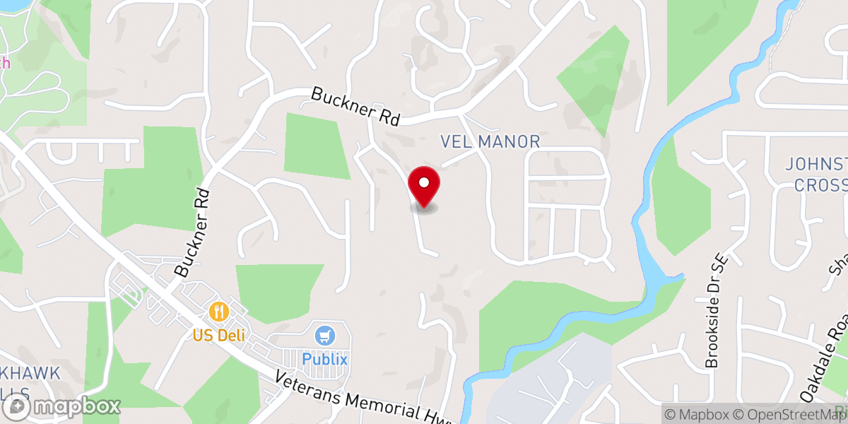 Map showing location of Point of Grace Community Church