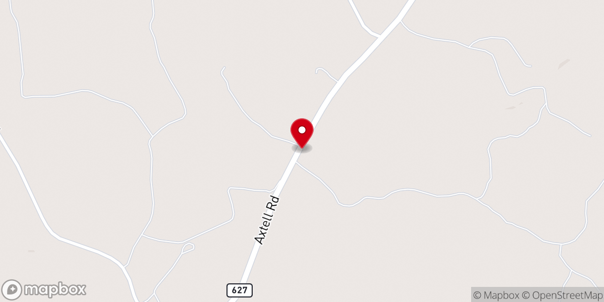 Map showing location of Goshen Church