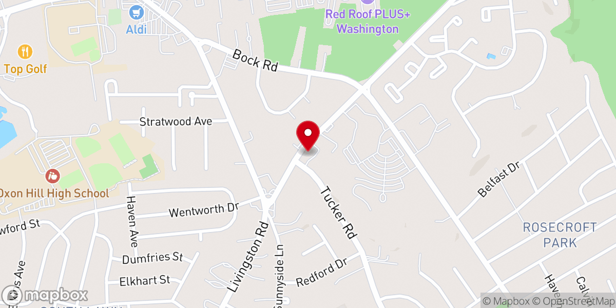 Map showing location of St Paul United Methodist Church