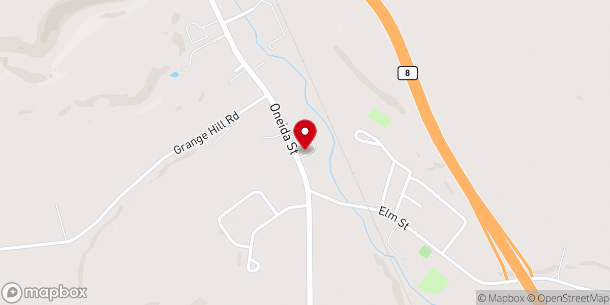 Map showing location of St Patrick - St Anthony Parish Church