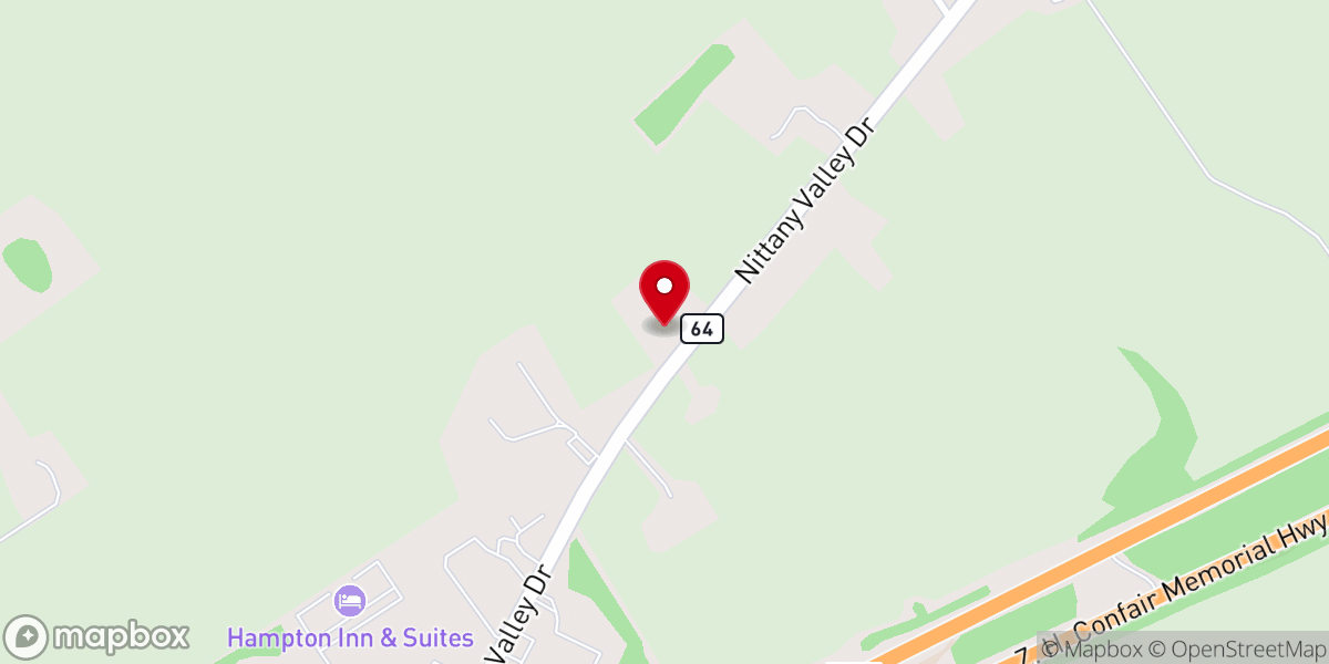 Map showing location of Mount Bethel Church