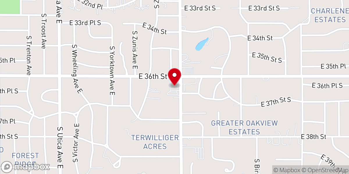 Map showing location of Sixth Church of Christ