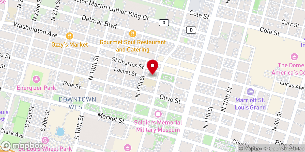 Map showing location of New Life Evangelistic Center