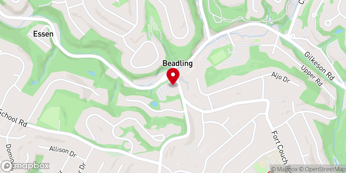 Map showing location of Resurrection Parish (St. John Capistran Church)