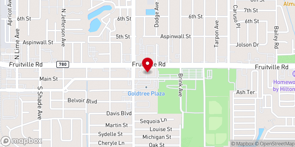 Map showing location of Kingdom Arts Ministry Inc