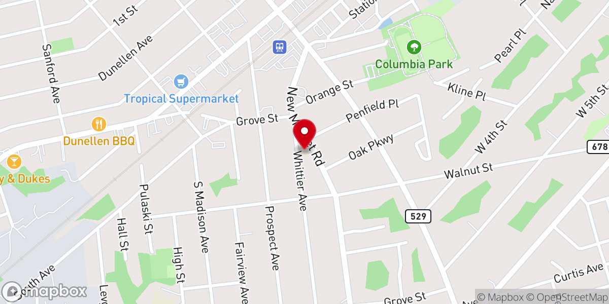 Map showing location of Living Hope Outreach Center