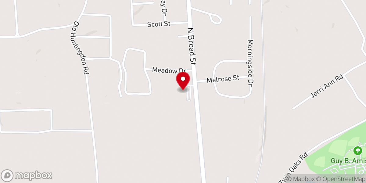 Map showing location of St Andrew the Apostle Church