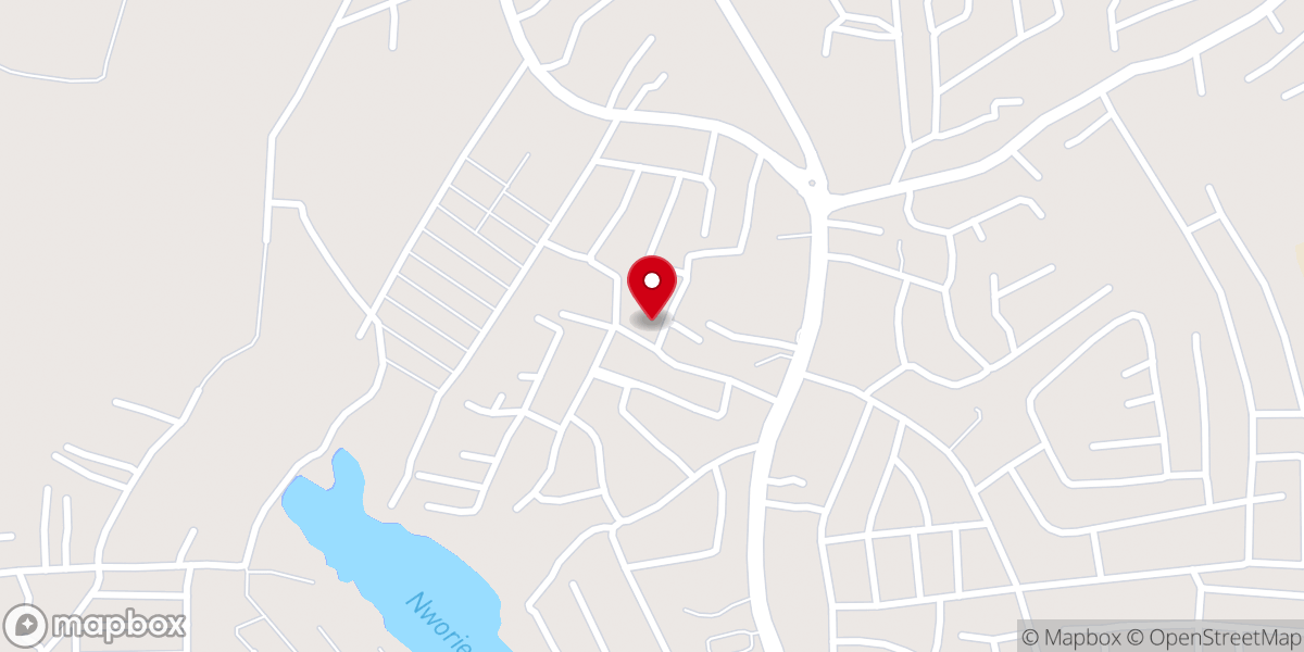 Map showing location of Rccg signs and wonders