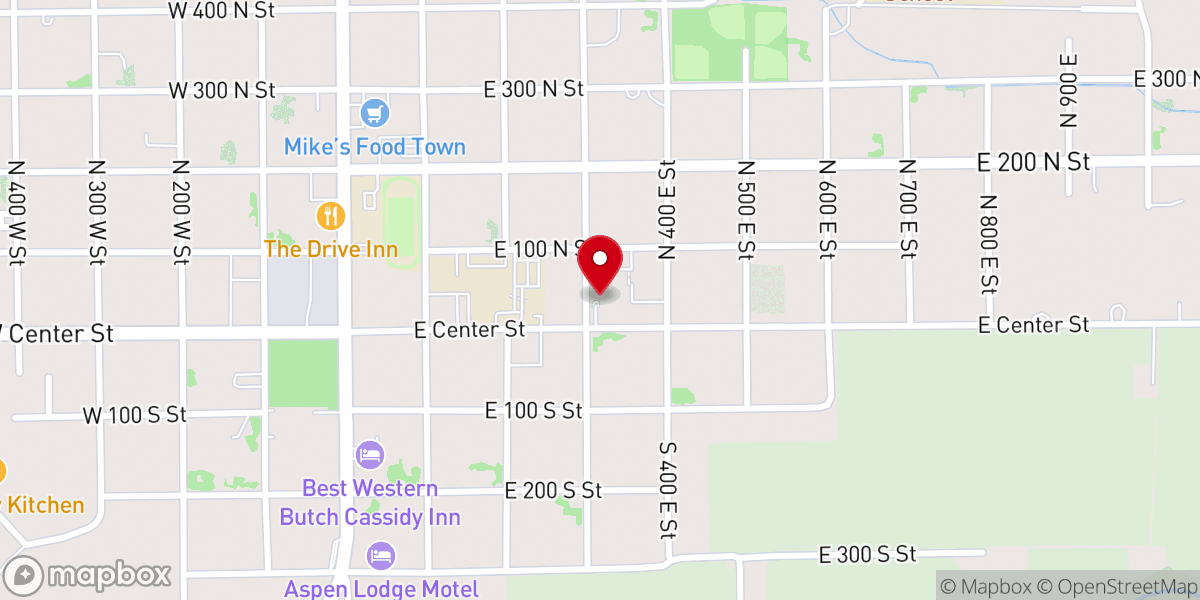 Map showing location of Beaver Housing Authority