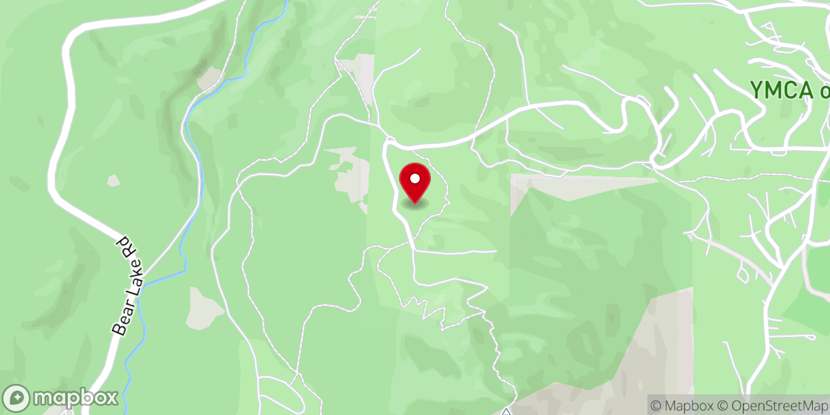 Map showing location of Mountainside Chapel