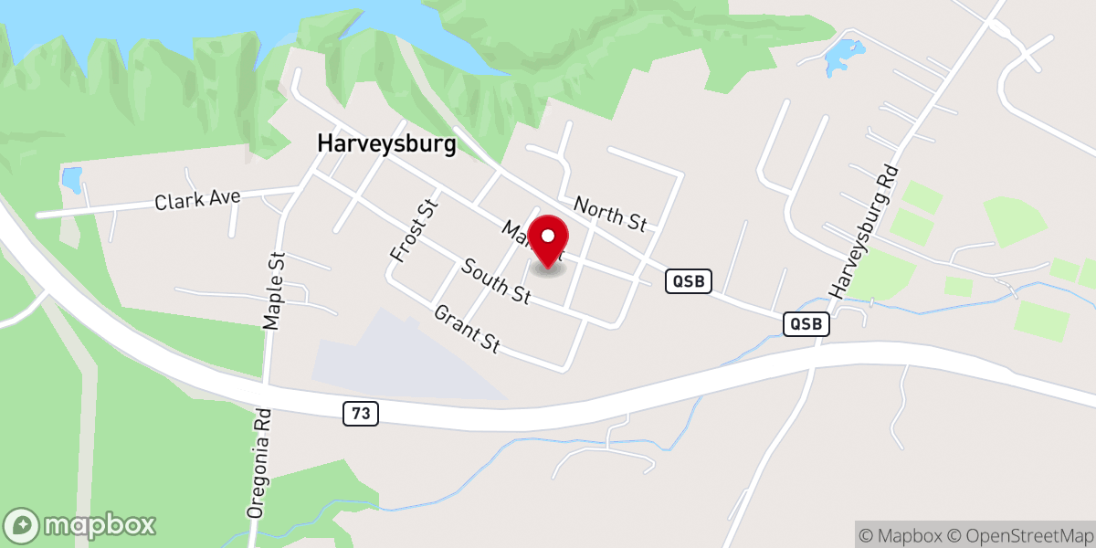 Map showing location of Pillar of Fire Worship Center Inc