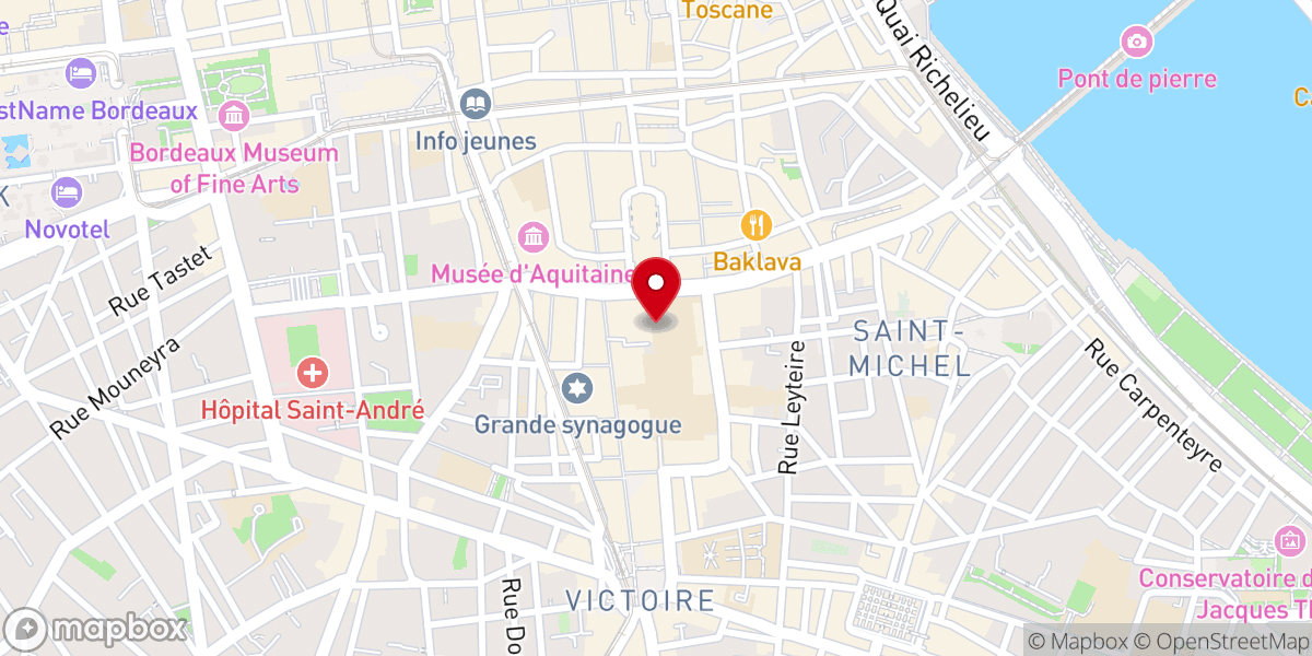 Map showing location of Salle 200