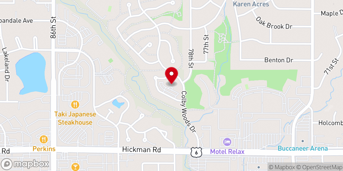 Map showing location of Westkirk Evangelical Presbyterian Church