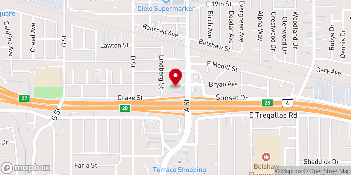 Map showing location of Reach Church