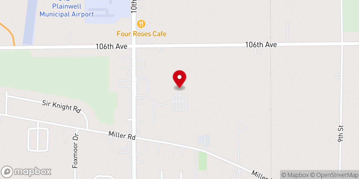 Map showing location of North Point Church