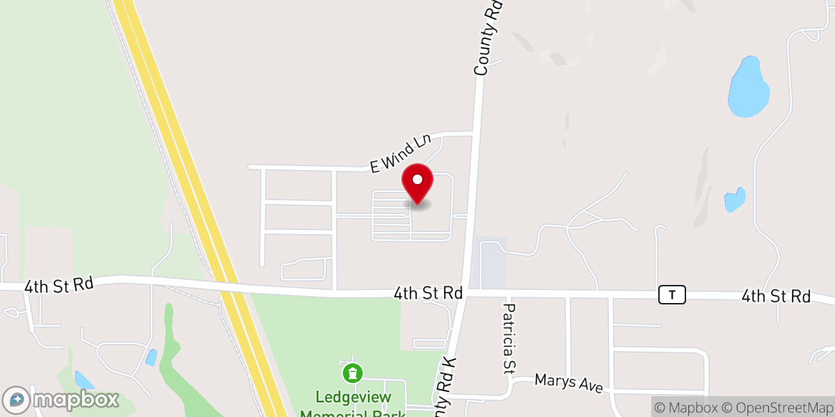 Map showing location of Holy Family Church