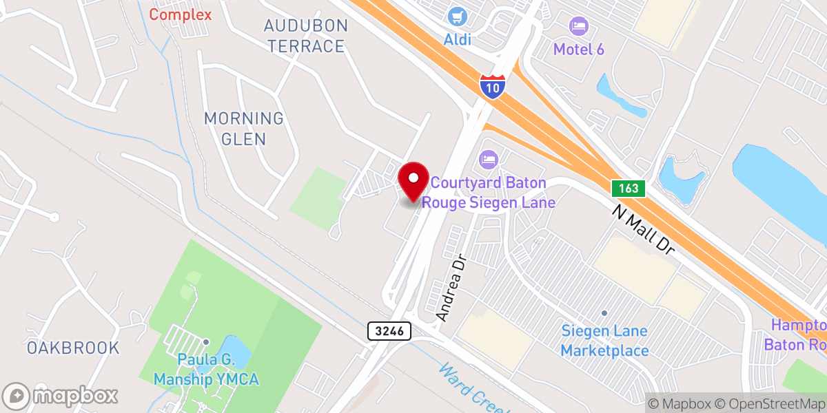 Map showing location of St George Catholic Church
