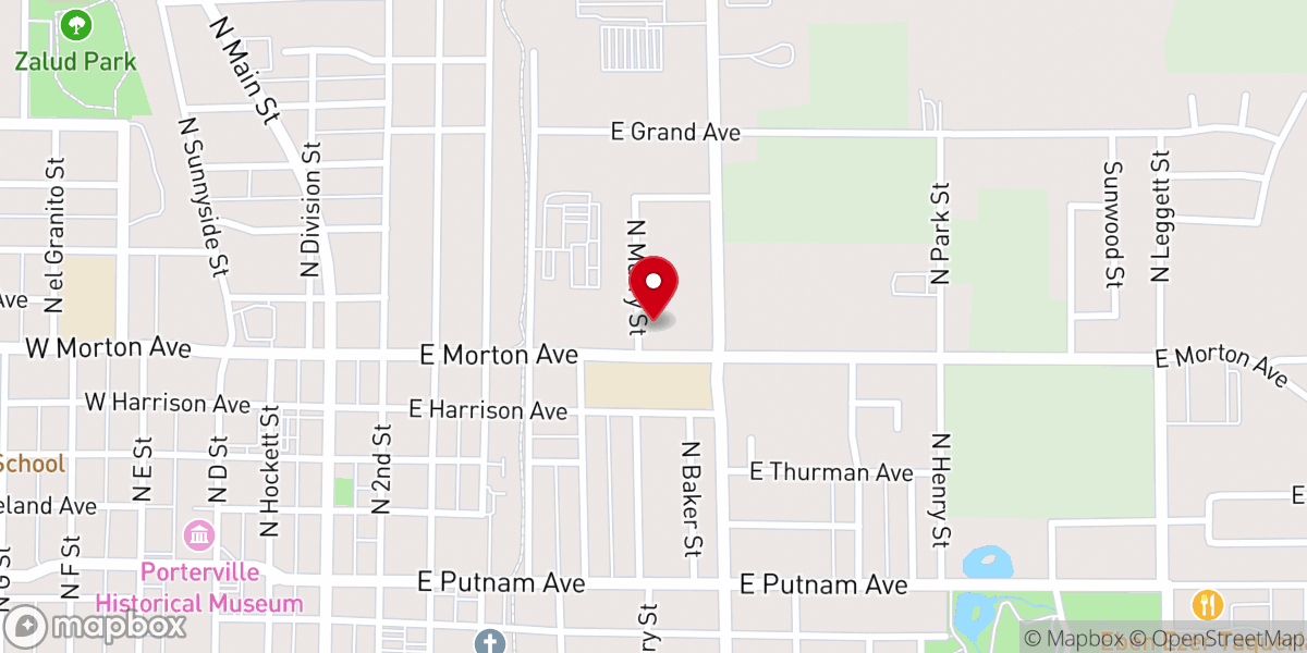 Map showing location of First United Methodist Church