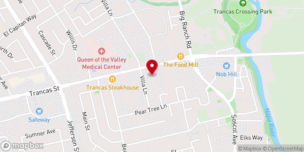 Map showing location of HOPE CHRISTIAN CENTER