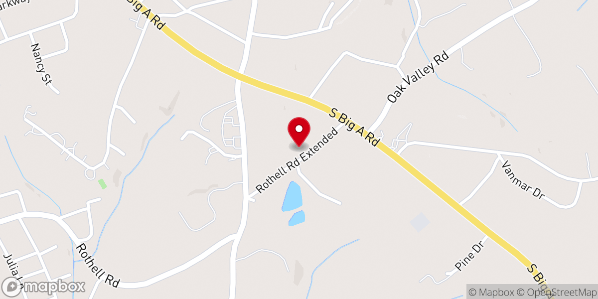 Map showing location of St. Mary Roman Catholic Church