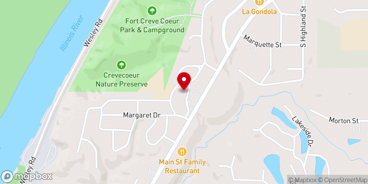 Map showing location of Christ Bible Church