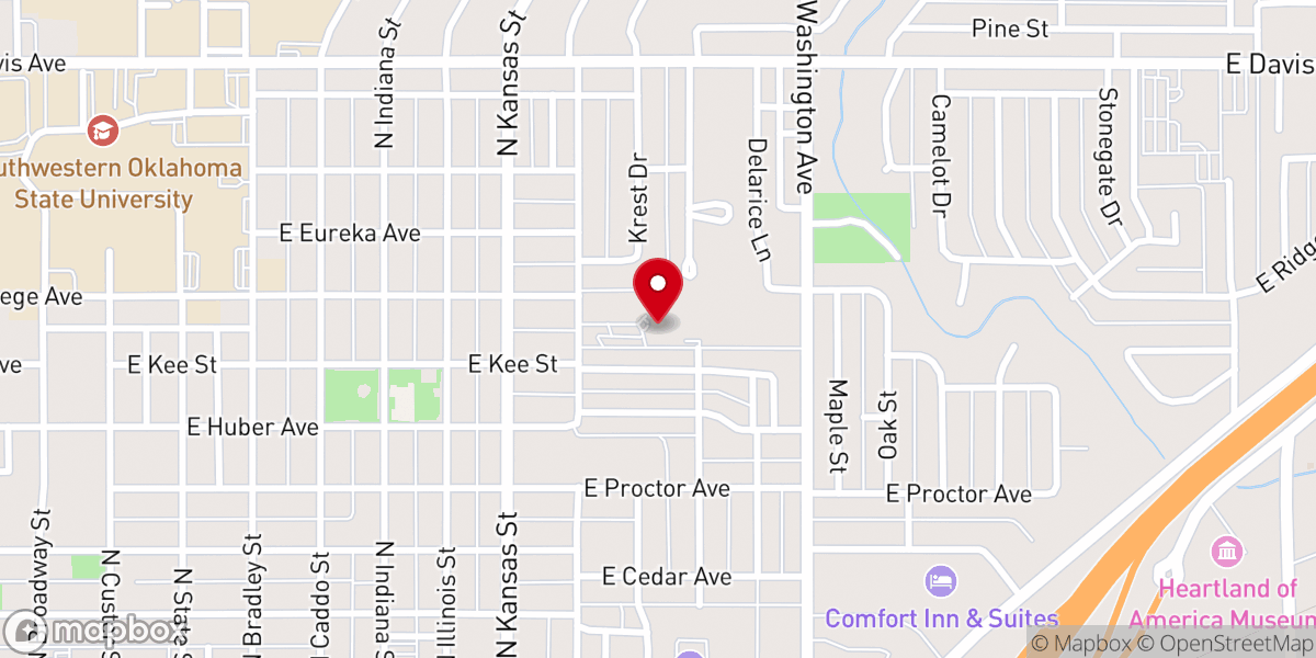 Map showing location of St Eugene Catholic Church